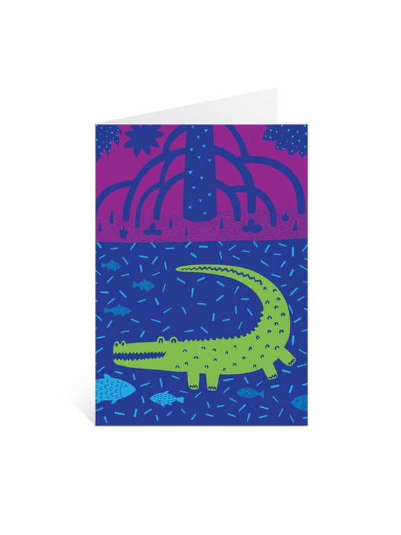 Art Card - Mangrove Croc